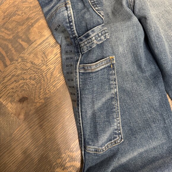 NWT American Eagle Men's Carpenter Slim Fit Jeans - Size 30x34 - Picture 7 of 11